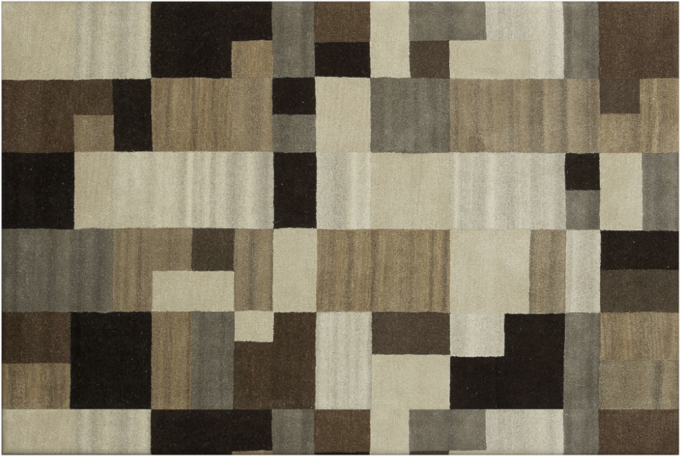 Denali Rug By Crate & Barrel - Floor Clipart (1000x1000), Png Download