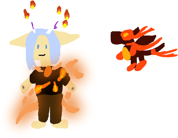 Horns And Hairstyle As Well As The Eyes Is My General - Cartoon Clipart (800x800), Png Download