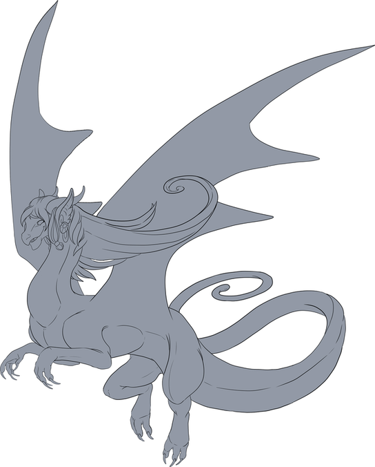 Regal Dragons Are The Largest And Heaviest Of The Dragon - Illustration Clipart (544x676), Png Download
