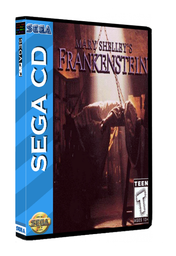 Sega Cd Rom Mary Shelley-s Frankenstein - Prize Fighter Mega Cd Clipart (618x898), Png Download