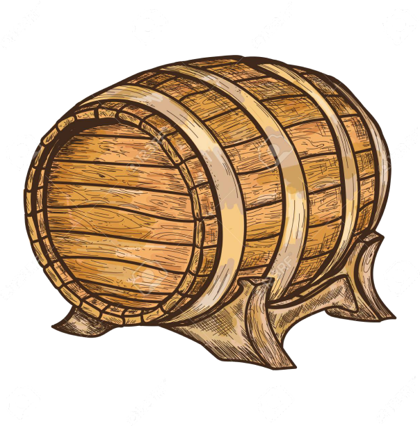 Imagen " - Wooden Beer Barrel Keg Clipart (640x640), Png Download