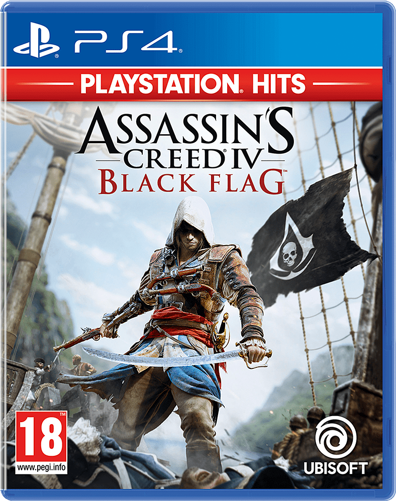 Buy Playstation Hits - Assassin's Creed Iv Black Flag Playstation Hits Clipart (1000x1000), Png Download