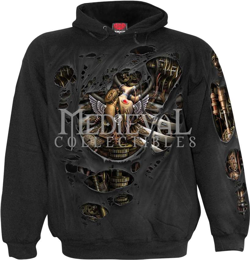 Heavy Metal Hoodies Clipart (850x850), Png Download