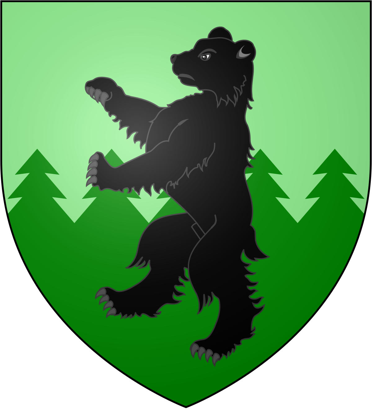 House Mormont Sigil Game Of Thrones Clipart (1200x1320), Png Download