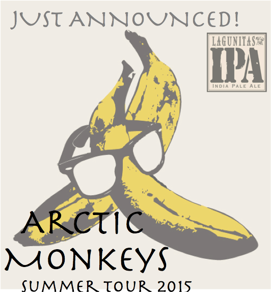 Arctic Monkeys Sp2015 - Illustration Clipart (558x576), Png Download