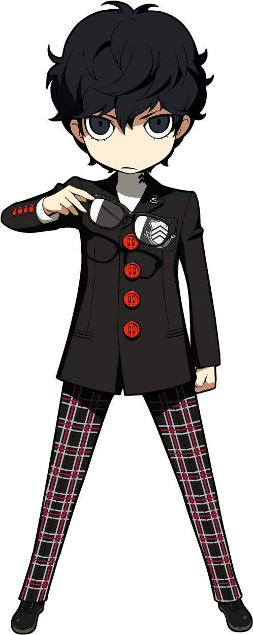 #persona 5#persona Q2#ren Amamiya#joker #nasty Crimeboy#akira - Ren Amamiya Persona Q2 Clipart (516x1280), Png Download