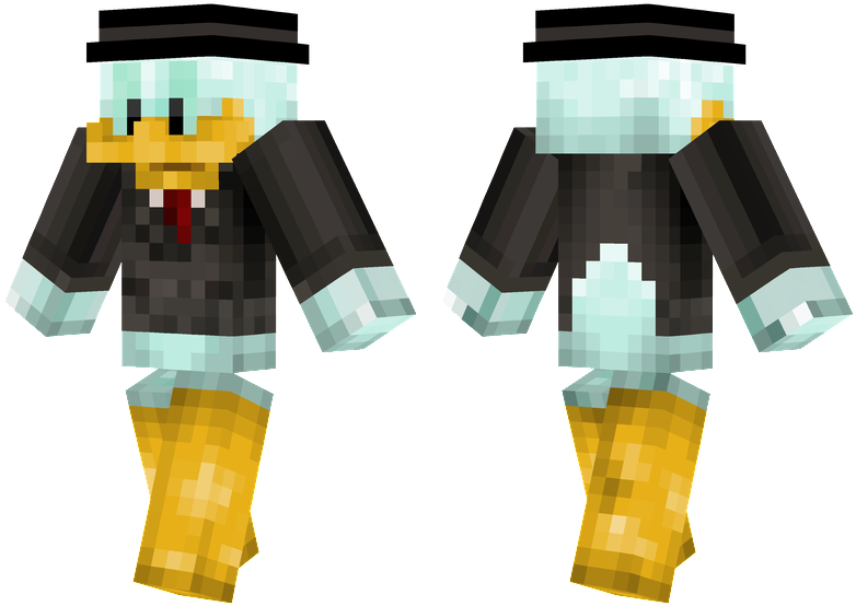 Donald Suit - Lee Bear Skins For Minecraft Clipart (804x576), Png Download