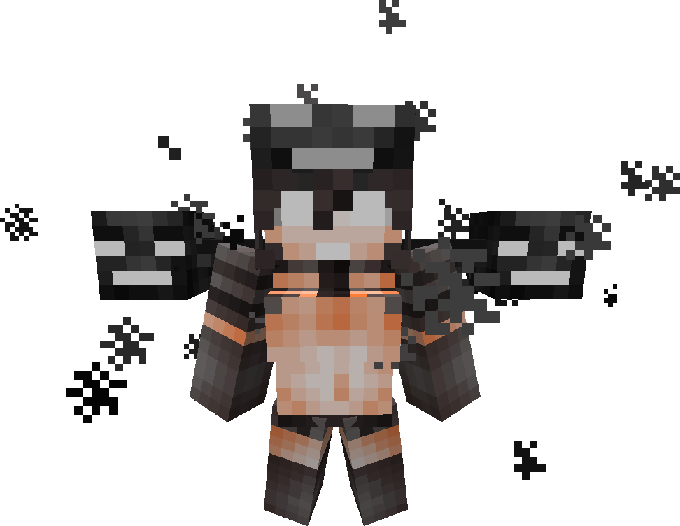 The Wither Girl - Minecraft Mo Withers Mod Clipart (972x752), Png Download