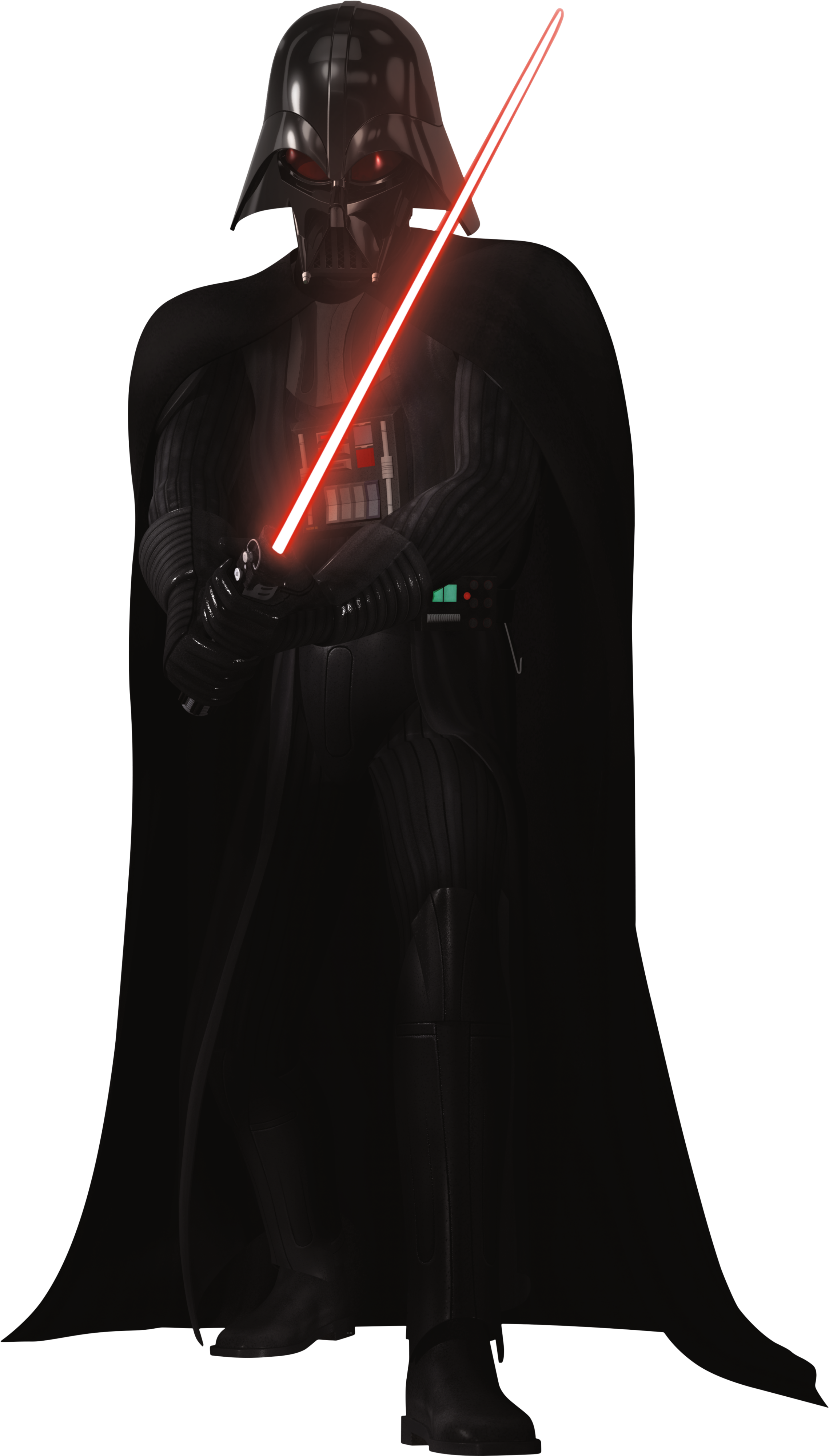 Darth Vader Png - Star Wars Rebels Darth Vader Png Clipart (2400x4100), Png Download