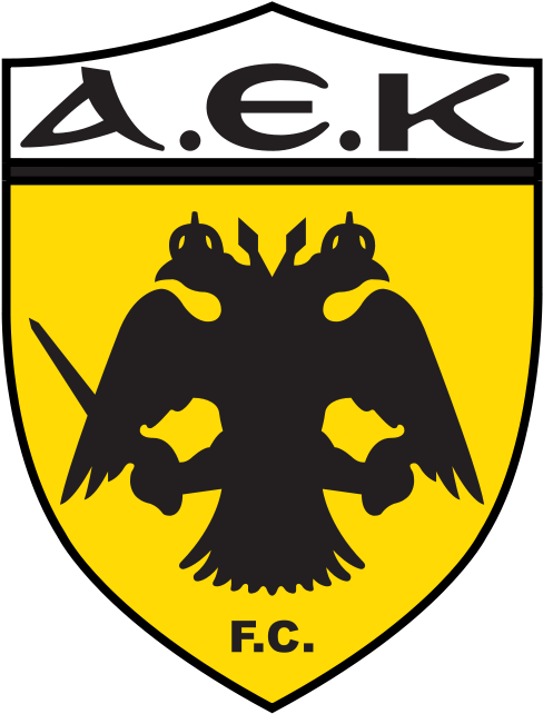 3, 0, Aek Athens - Aek Fc Logo Clipart (500x657), Png Download
