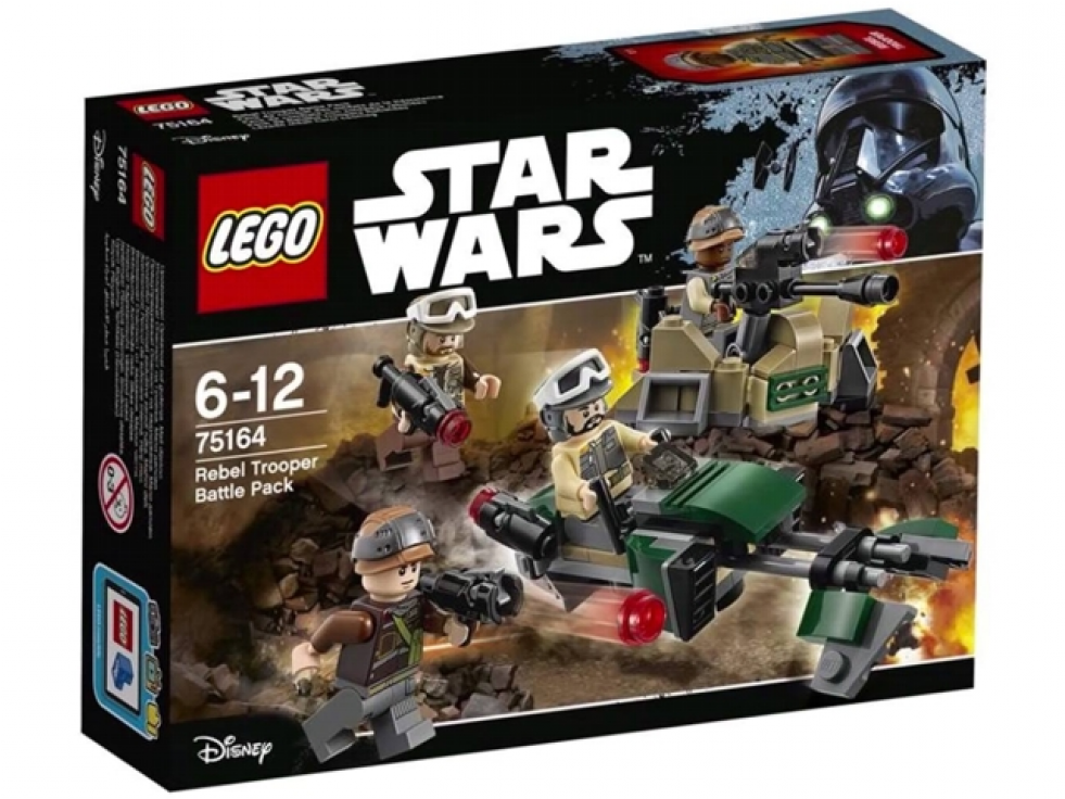 75164 1 - Lego Star Wars Rebel Trooper Battle Pack Clipart (980x980), Png Download
