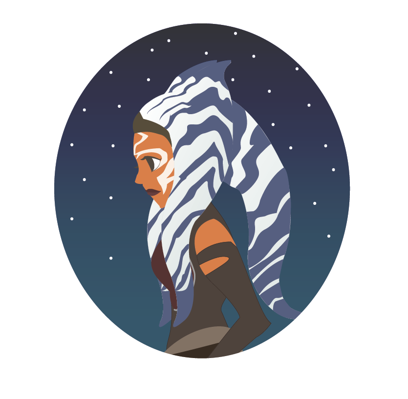 Star Wars Rebels, Ahsoka Tano, By Lmkyou - Illustration Clipart (835x818), Png Download