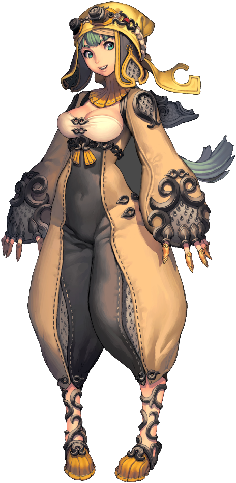 Blade & Soul By Team Bloodlust - Bns Design Character Clipart (584x1023), Png Download