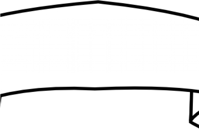 White Clipart Banner - Silhouette - Png Download (640x480), Png Download