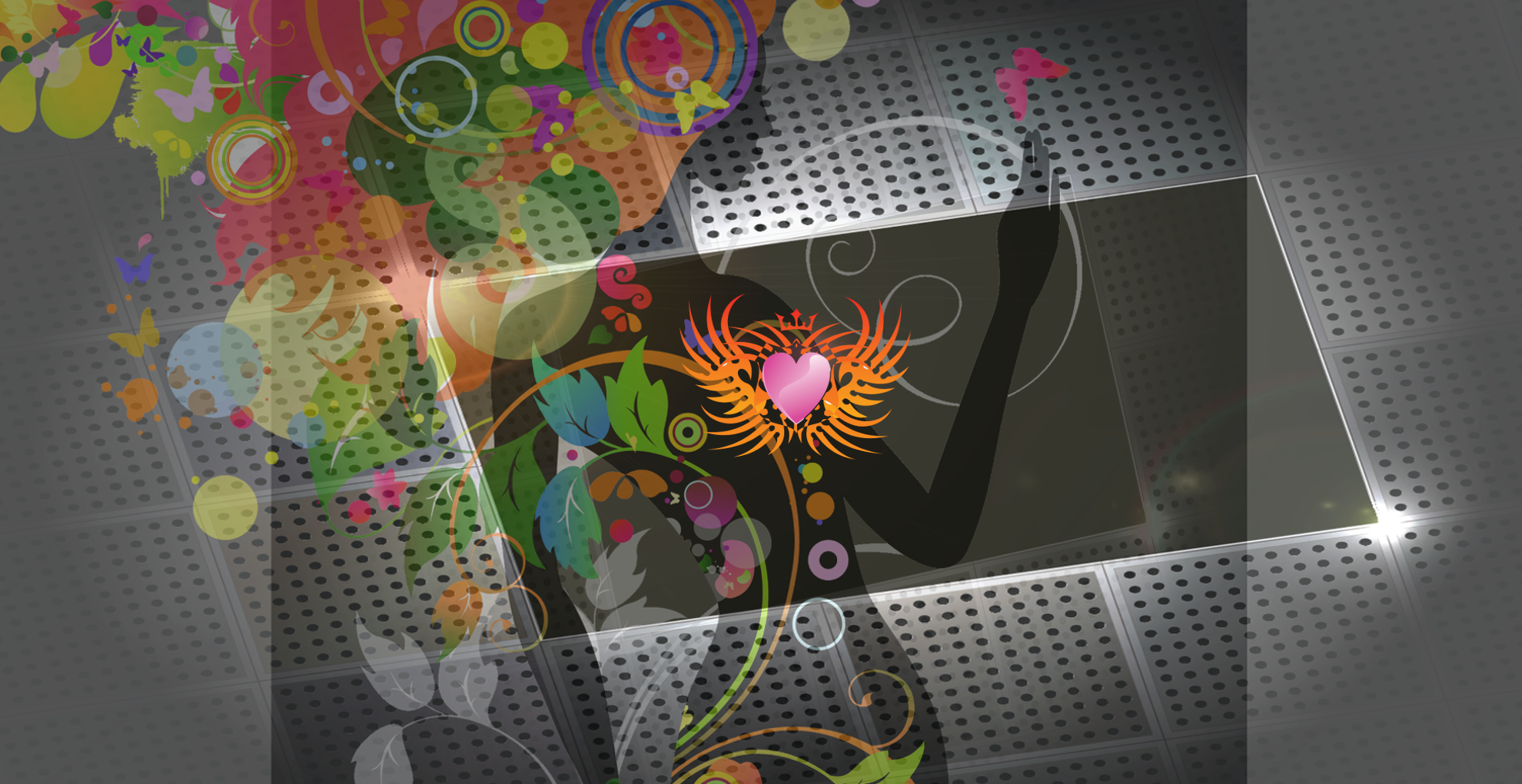 Cool Chick Crowned Free Heart 1080×1920-01 Png - Sunflower Clipart (1980x1020), Png Download