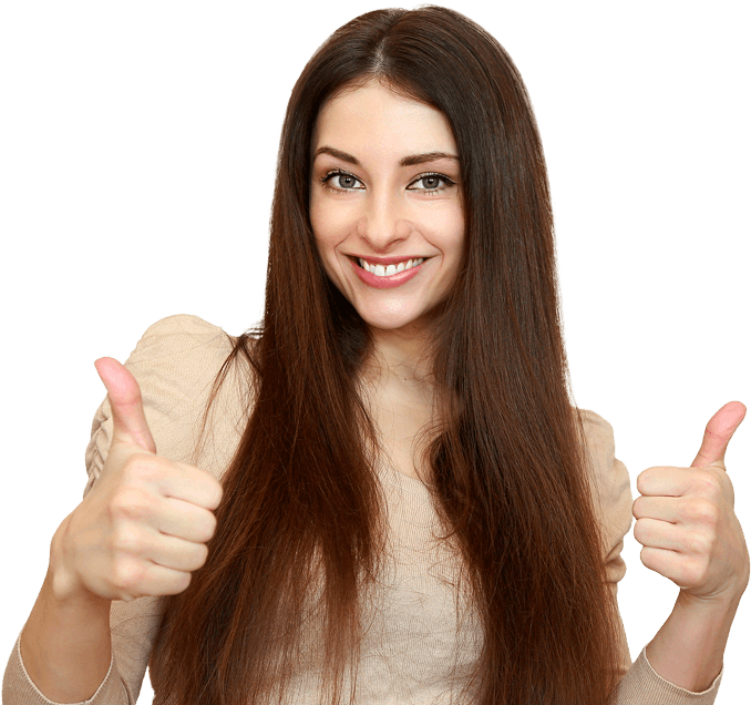 Personas Con El Pulgar Arriba Png , Png Download - Light Brown Hair Wig Clipart (678x636), Png Download