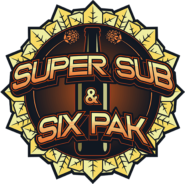 Super Sub And Six Pak Logo - Illustration Clipart (648x648), Png Download