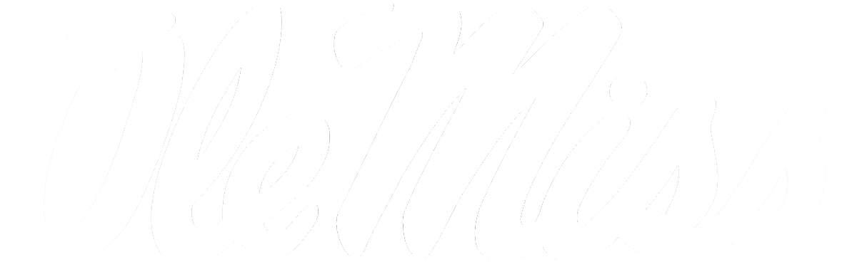Ole Miss Logo - Black Ole Miss Logo Clipart (1200x375), Png Download