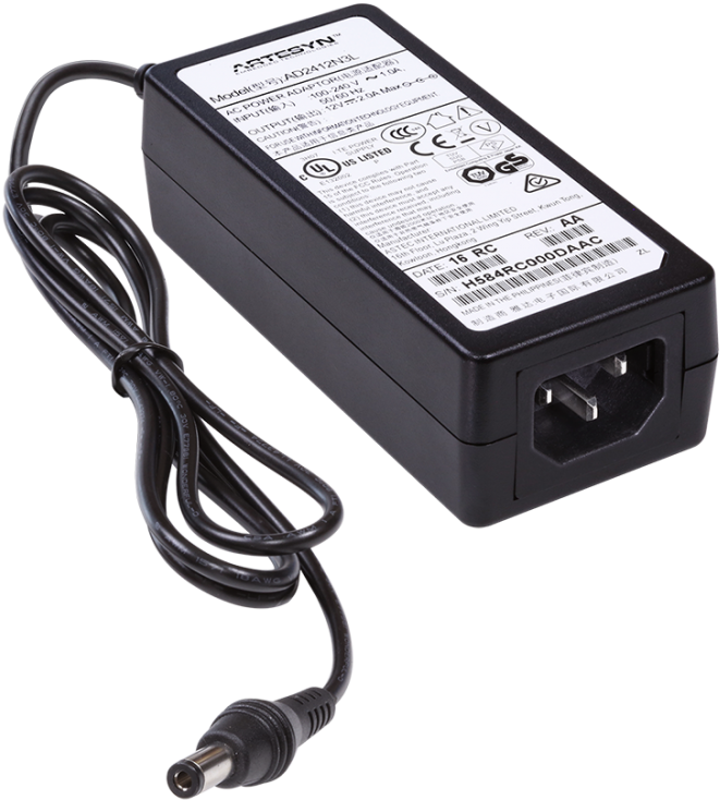 24 Watt Ac-dc Power Adapters - Laptop Power Adapter Clipart (1000x864), Png Download