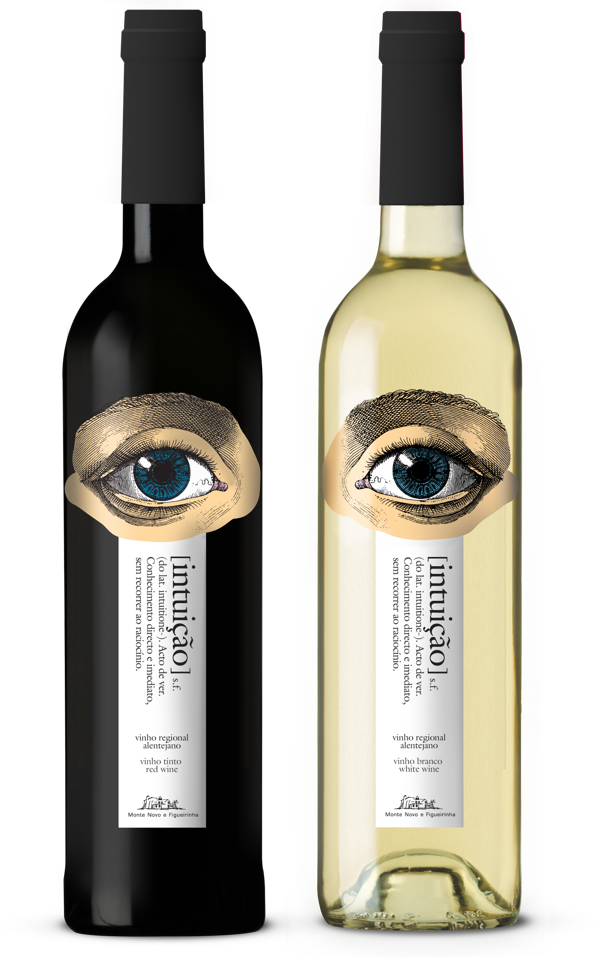 Intuição Wine By André Moreira - Wine With Eye On The Label Clipart (600x957), Png Download