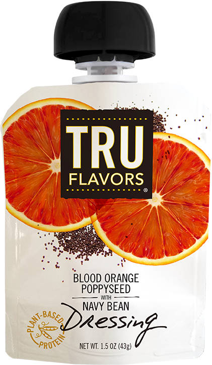 Tru Flavors Dressings Blood Orange Poppyseed With Navy - Tru Flavors Dressing Clipart (522x819), Png Download