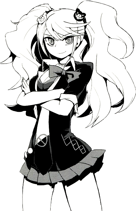 Anime, Manga, And Dangan Ronpa Image - Danganronpa Junko Enoshima Manga Clipart (500x749), Png Download
