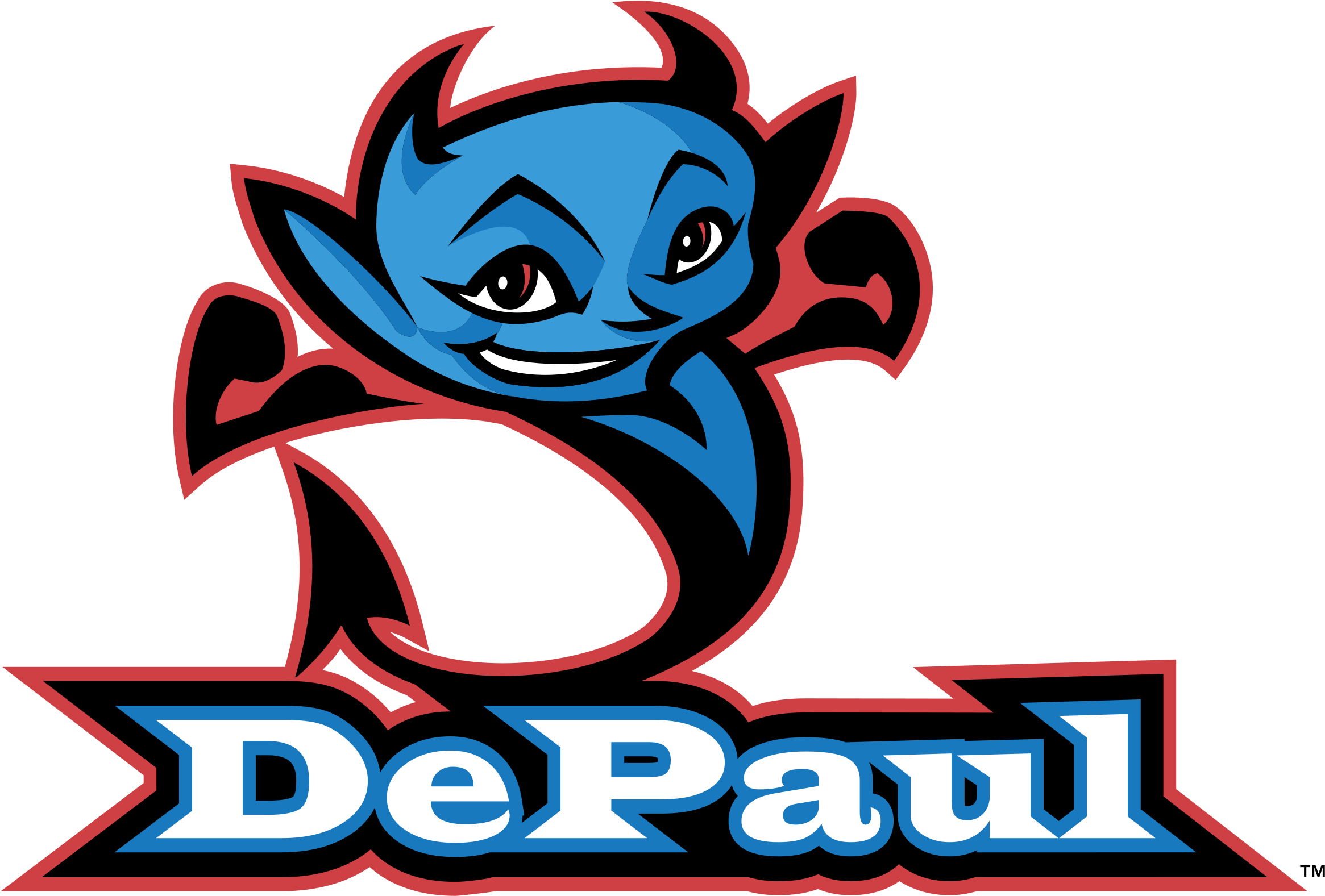 Depaul Blue Demons Logo Png Transparent - Depaul Blue Demons Logo Clipart (2400x2400), Png Download