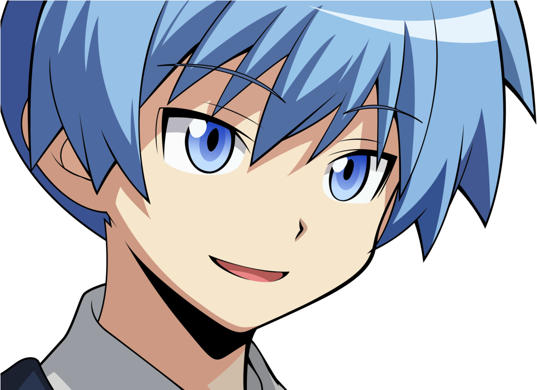 Is This Your First Heart - Assassination Classroom Nagisa Smile Clipart - L...