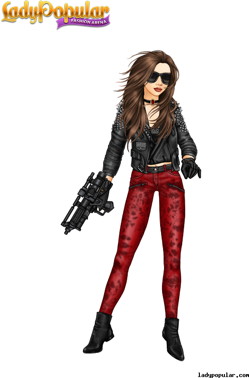 Weekly Contest - Lady Popular Halloween Collection 2014 Clipart (600x800), Png Download