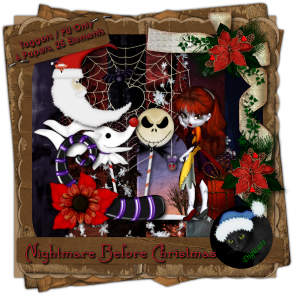 Nightmare Before Christmas Sampler - Dread 107 Rio Grande Clipart (600x600), Png Download
