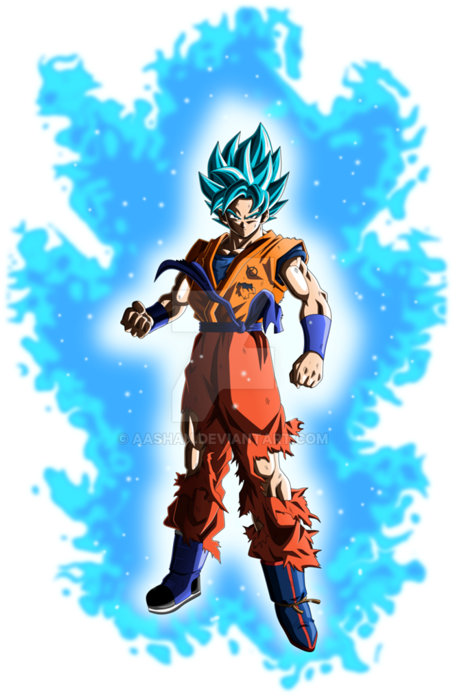Goku Clipart Injured - Goku Super Sain Blue - Png Download (768x1040), Png Download