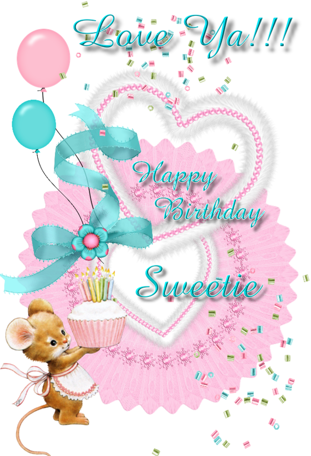 Happy Birthday My Friend In Spanish - Happy B Day My Beutifull Sister Clipart (608x890), Png Download