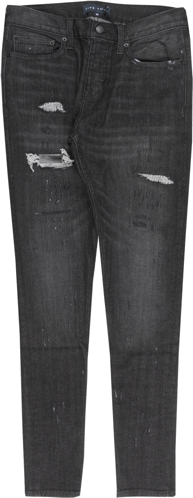 Lenny Skinny Jeans Lenny Skinny Jeans - Pocket Clipart (421x1000), Png Download