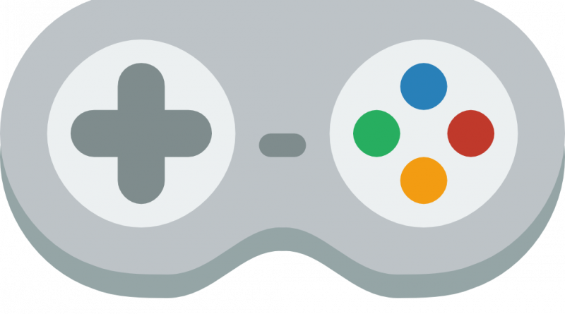 Clipart Black And White Library Games Archives Page - Gamepad Icon - Png Download (800x445), Png Download