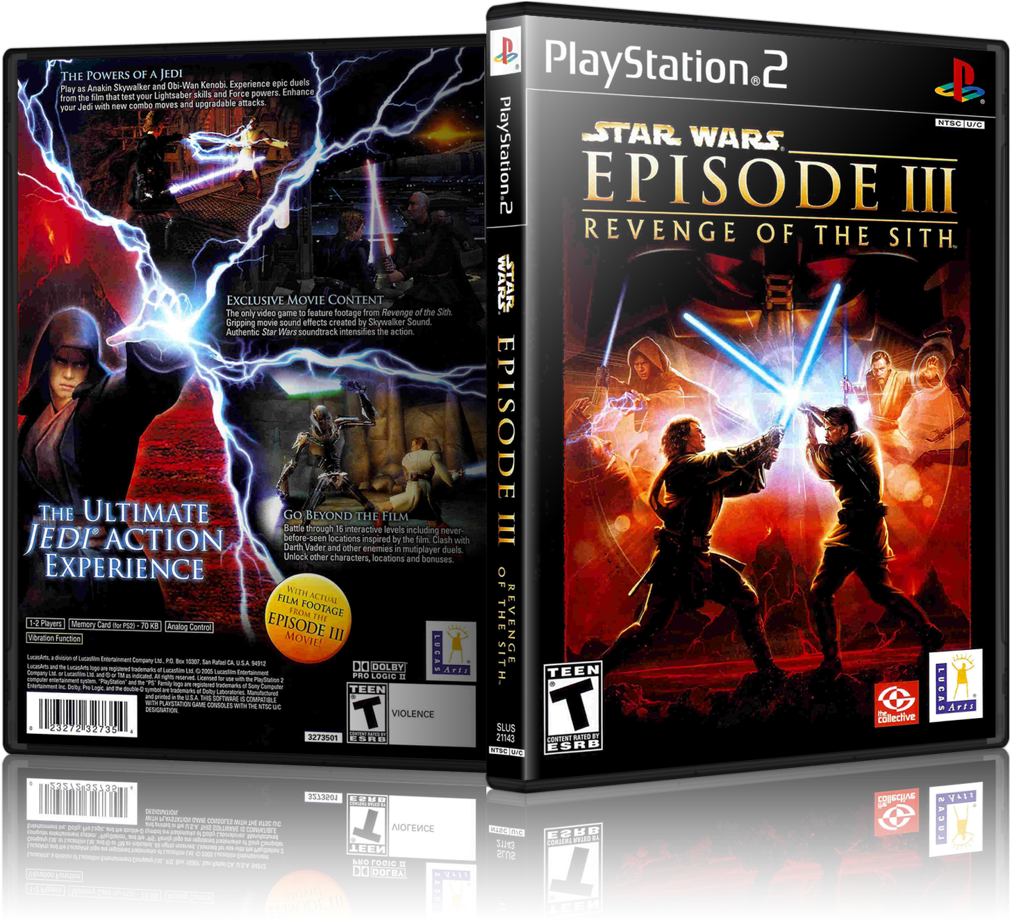 Star Wars 3 Ps2 , Png Download - Star Wars Episode 3 Ps2 Clipart (1454x1325), Png Download