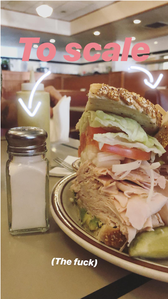 “via Emily's Instagram Story [02/07/2019] ” - Fast Food Clipart (540x600), Png Download