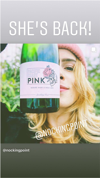 “via Emily's Instagram Story [04/04/2019] ” - Glass Bottle Clipart (540x600), Png Download