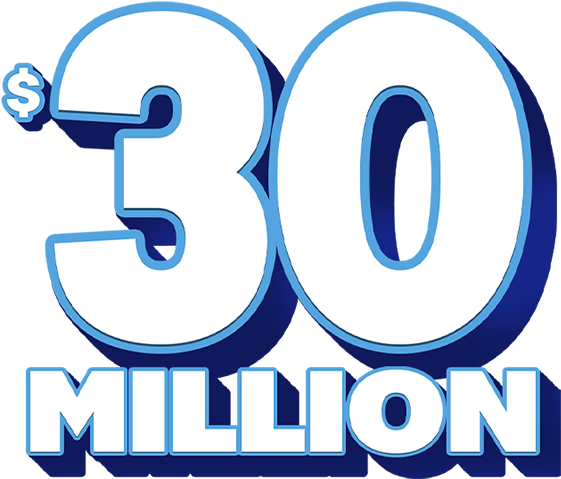 Powerball2018 - 30 Million - Powerball 30 Million Draw Clipart (640x580), Png Download