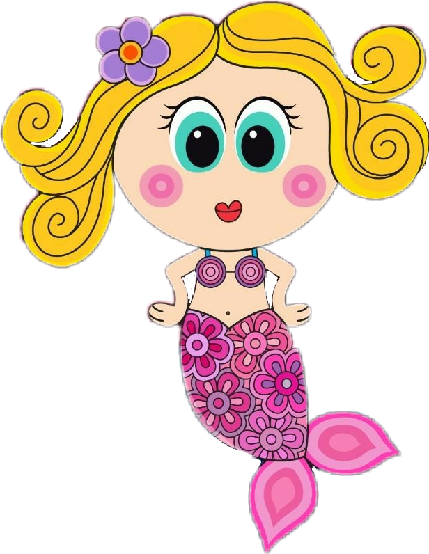 Sirenita Sticker - Sirenita Distroller Clipart (616x796), Png Download