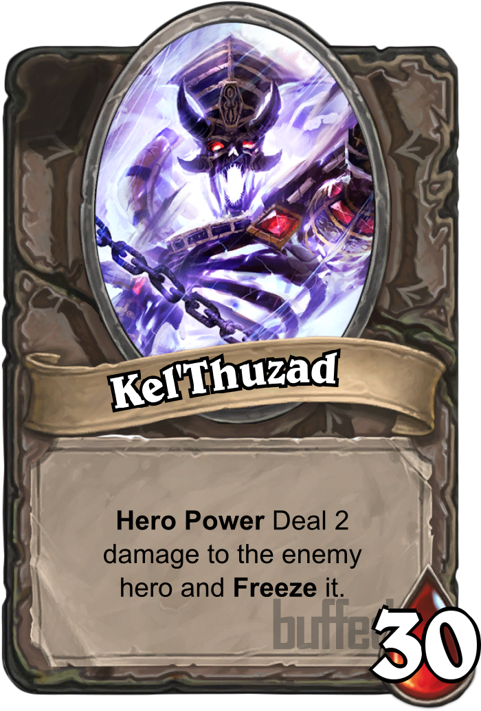 Kel'thuzad - Hearthstone Kel Thuzad Art Clipart (744x1073), Png Download