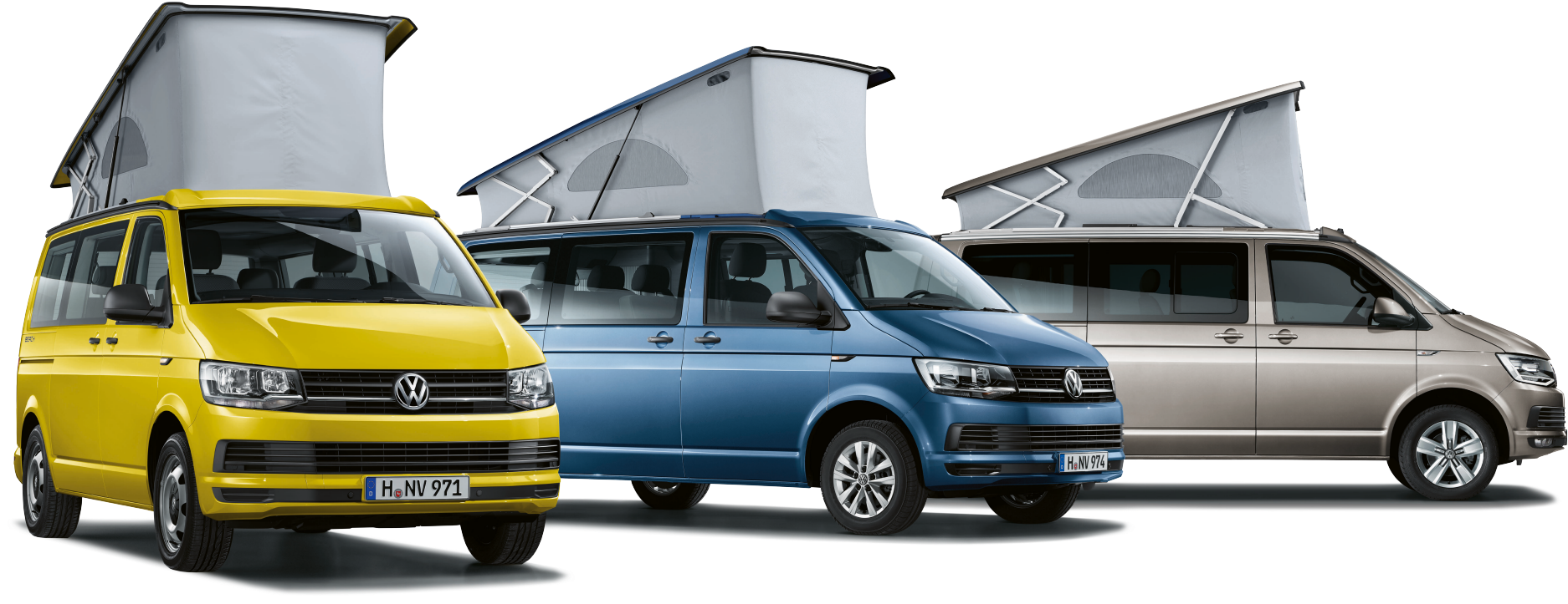 California, Elevating Roof - Vw California Beach Clipart (2048x1152), Png Download