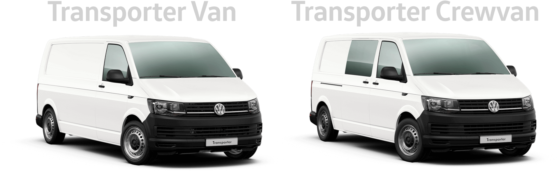 Explore The Range - Vw Transporter Dual Cab Clipart (2560x720), Png Download