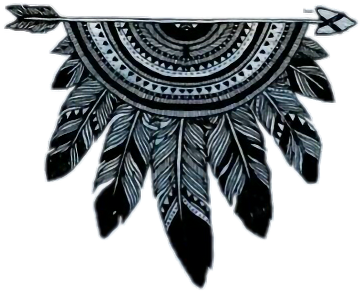 #handdrawing #tribal #tribaltatoo #tumblr #feather - Little Pieces Of Hope Clipart (778x628), Png Download