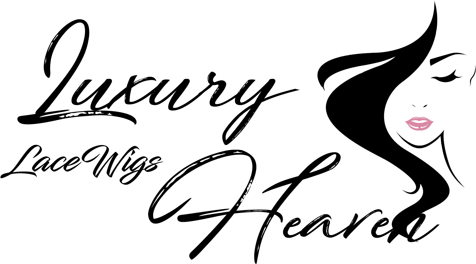 Luxury Lace Wigs Heaven - Calligraphy Clipart (1920x1080), Png Download
