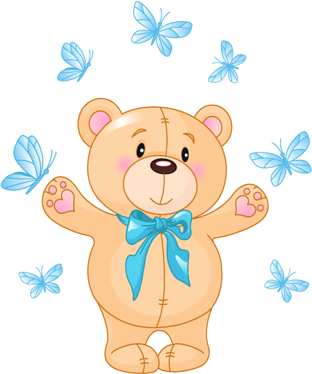 Adesivo De Parede Urso - Very Cute Teddy Clipart (600x600), Png Download