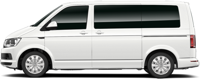 Kombi - Volkswagen Caravelle Side Png Clipart (800x447), Png Download