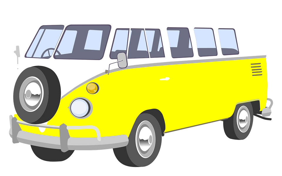 Vw Volkswagen Car Automobile Camper Vw Camper Van - รถ โฟล์ค Png Clipart (960x601), Png Download