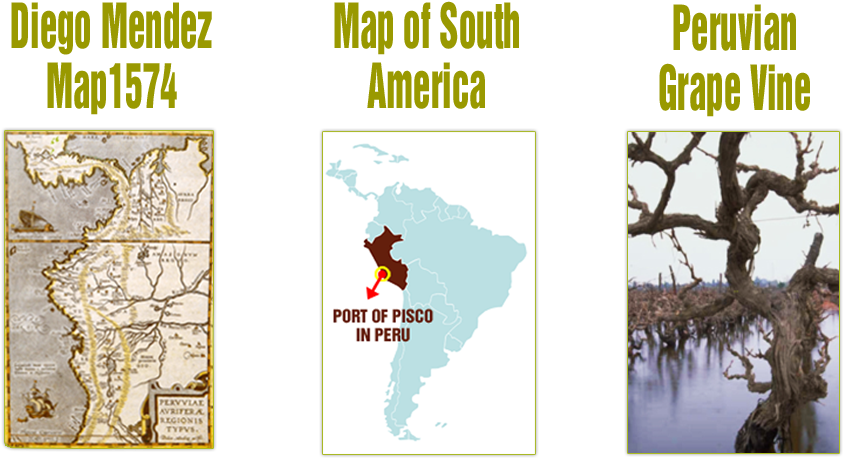 History Of Peruvian Pisco - Primer Mapa Del Peru Clipart (936x522), Png Download