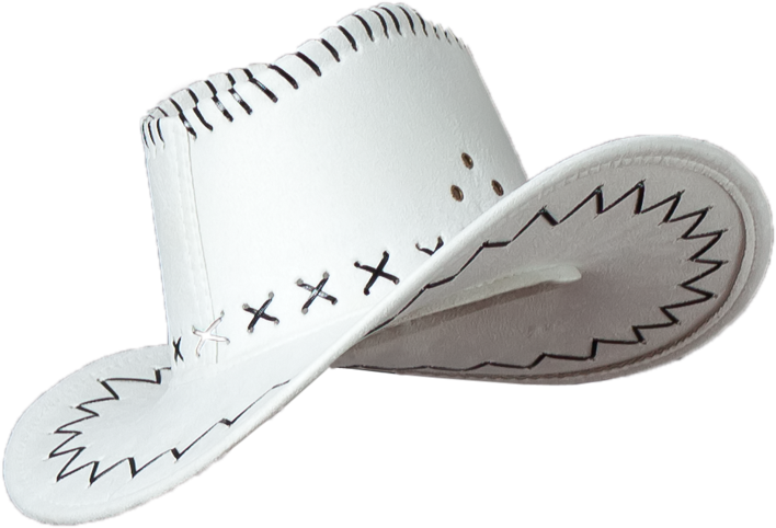 White Cowboy Hat Png Clipart (708x482), Png Download