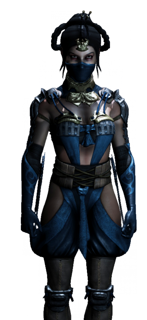 Mortal Kombat X Kitana Render Clipart (600x1300), Png Download